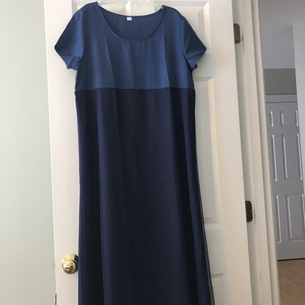 Blue Maxi Dress Size Medium
